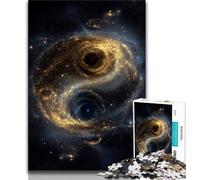 Yin And Yang Jigsaw Puzzles for Teenagers 1000 Pieces,Challenging Game Gifts for Is Ideal As A Gift for The Whole Family 38x26cm