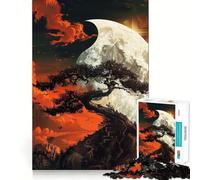 Yin And Yang Landscape Art Adult Jigsaw1000 Pieces Cognitive Boost Game No Gap Tight Fitting Design Birthday Gift Brain Teaser Toy (38x26cm)