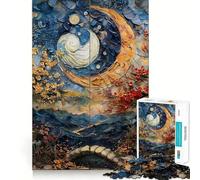 Yin And Yang Life Balance 1000 Piece Jigsaw Puzzles Memory Train Fun Smooth Burr Free Surface Entertaining Challenge for Spare Time (38x52cm)