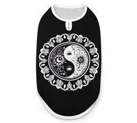 Yin And Yang Mandala Buddhism Dog Shirt Pet Clothes Summer T-Shirts Sleeveless Tank Top for Small Puppy Cat