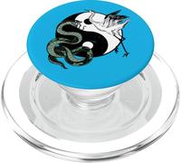 Yin and Yang Martial Arts Style Crane and Snake - Kung Fu PopSockets PopGrip for MagSafe