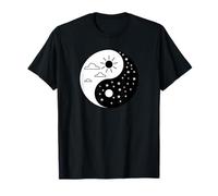 Yin and Yang Sun and Moon Symbol Night and Harmony T-Shirt