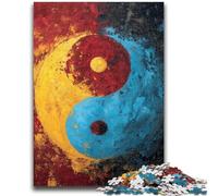 Yin And Yang Tai Chi 1000 Piece Jigsaw Puzzle for Adults Teens, Challenging To Complete But Fun And Humorous Birthday Present, Gifts, Wall Art 50x75cm