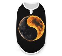 Yin And Yang Total Solar Eclipse Dog Shirt Sleeveless Pet Clothes Summer T-Shirts Tank Top for Small Puppy Cat