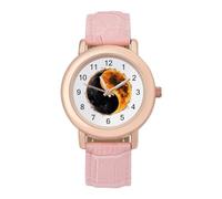 Yin and Yang Total Solar Eclipse Wrist Watches for Women Men Quartz Stainless Steel Watch Easy to Read