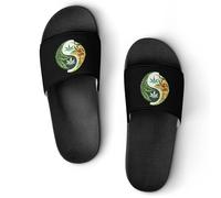 Yin And Yang Weed Men's Slide Sandal Non Slip Shower Shoes Bathroom Slippers for Pool Beach 42 (260mm)