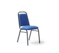 Yin classic back banqueting stacking chair - blue
