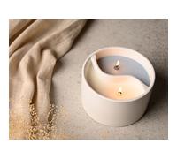 Yin Yan Relax & Revive Ceramic Candle Serenity White One Size