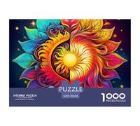 Yin-yang 1000 Piece Jigsaw Puzzle for Adults And Kids - Balance Symbol Premium Quality, Rewarding, DIY Wall Decor, 'What Happens Next' 70x50cm/1000pcs