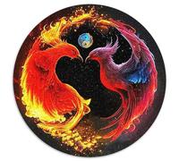 Yin-yang 1000 Piece Jigsaw Puzzle for Adults Tai Chi Brainteasing Jigsaws Challenge Games Great Gift 1000pcs (67.5x67.5cm)