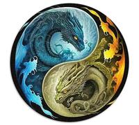 Yin-yang 1000 Piece Jigsaw Puzzle for Kids And Adults Tai Chi Brainteasing Jigsaws Educational Games Creativity & Gift Giving 1000pcs (67.5x67.5cm)