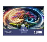 Yin-yang 1000 Piece Jigsaw Puzzles Fun Challenging Modern Tai Chi Classic Educational Games Creativity & Gift Giving For Children And Adults Aged 14 And Over 70x50cm/1000pcs