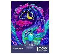 Yin-yang 1000 Piece Jigsaw Puzzles Fun Challenging Modern Tai Chi Puzzles Game Perfect for Relaxation For Children And Adults Aged 14 And Over 70x50cm/1000pcs