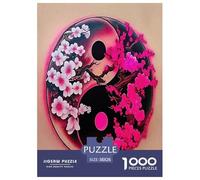 Yin-yang 1000 Piece Jigsaw Puzzles Fun Challenging Modern Yin-Yang's Harmonious Duality for Family Activity Game Beautiful Decoration Suitable for Children & People Aged 14+ 38x26cm/1000pcs