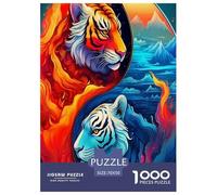 Yin-yang 1000 Pieces Jigsaw Puzzles with Paper Art Creativity & Gift Giving Adults Or Families Fit Stunning Puzzle 70x50cm/1000pcs