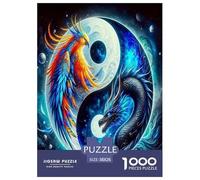 Yin-yang 1000 Pieces Jigsaw Puzzles with Paper Art Creativity & Gift Giving Families Fit Fun Challenges 38x26cm/1000pcs