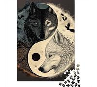 Yin Yang Art Puzzles for Adults 1000 Piece Puzzle for Teenager Educational Game Challenge Toy 1000pcs (38x26cm)