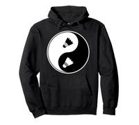 Yin Yang - Badminton Sports - Buddhist Zhen Spiritual Pullover Hoodie