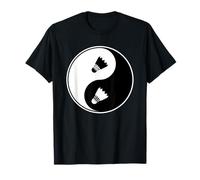 Yin Yang - Badminton Sports - Buddhist Zhen Spiritual T-Shirt