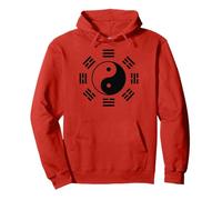 Yin Yang Bagua Symbol Balance, Harmony and Taoist Philosophy Pullover Hoodie