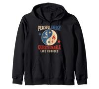 Yin Yang Balance Spiritual Inner Peace Chaos Gift Zip Hoodie