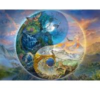 Yin & Yang, Bergwelt: Puzzle Silvia Christoph 1000 Teile