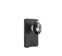 Yin Yang Black White Dragons PopSockets PopWallet for MagSafe