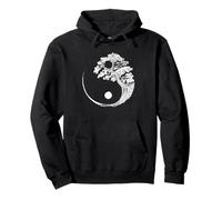 Yin Yang Bonsai Tree Japanese Buddhist Zen Spiritual Pullover Hoodie