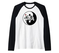 Yin Yang Cal Bear Raglan Baseball Tee