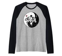 Yin Yang Cal Bear Raglan Baseball Tee