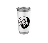 Yin Yang Cal Bear Stainless Steel Insulated Tumbler