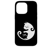 Yin Yang Cat T-Shirt - Zen Balance & Cat Lover Design Case for iPhone 14 Pro Max