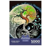 Yin-yang Classic Style Jigsaw Puzzle Offering An Engaging Tabletop Experience, Enhanced by Fantasy And A Timeless UK-inspired Aesthetic for Mindful Leisure Moments 52x38cm/1000pcs