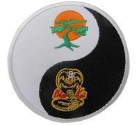 YIN YANG D-2 Cobra Kai Miyagi Do Cloth Badge Patch 3.5inch Round Badge Karate Kid