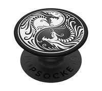 Yin Yang Dragon Pop Socket for Phone PopSockets Yin Yang PopSockets Adhesive PopGrip