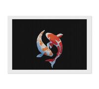 Yin-yang Fish Diamond DIY Painting Kits Horizontal Round