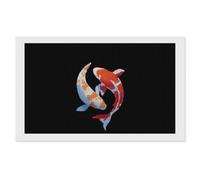 Yin-yang Fish Diamond DIY Painting Kits Horizontal Round