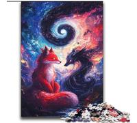 Yin Yang Fox 2000 Pieces Jigsaw Puzzles for Adults And Teens, Interesting Stress Reduction Parent-child Interaction (70x100cm)