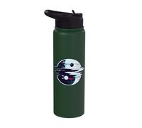 Yin Yang Glitch Spiritual Buddhism Yoga Goa PSY Trance Stainless Steel Insulated Water Bottle