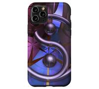 Yin Yang Groove - Abstract Fractal Geometry Design Case for iPhone 11 Pro