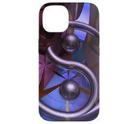 Yin Yang Groove - Abstract Fractal Geometry Design Case for iPhone 14