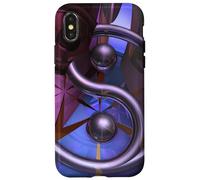 Yin Yang Groove - Abstract Fractal Geometry Design Case for iPhone X/XS