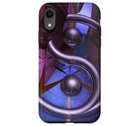 Yin Yang Groove - Abstract Fractal Geometry Design Case for iPhone XR