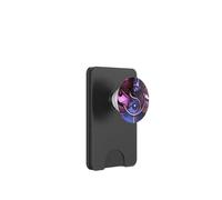 Yin Yang Groove - Abstract Fractal Geometry Design PopSockets PopWallet for MagSafe