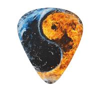 Yin Yang Guitar Picks Gift Set - Smooth Durable Plectrums For Acoustic, Electric & Bass Guitar, Perfect Present For Guitar Lovers & Musicians