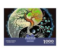 Yin-yang Immersive Jigsaw Puzzle Designed to Encourage Patience And Clarity, Centred Around Fantasy with A Calm And Modern British Aesthetic 70x50cm/1000pcs