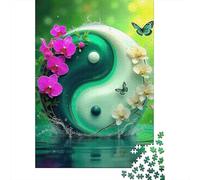 Yin-yang Jigsaw Puzzles Puzzles for Adults Kids. 1000 Piece Impossible Challenge Toy Educational Game Home Decoration for Educational Games Gifts 1000pcs (75x50cm)