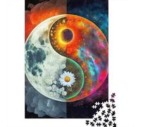 Yin-yang Jigsaw Puzzles Puzzles for Adults Kids. 1000 Pieces Impossible Challenge Toy Educational Game Home Decoration for Adults& Kids Age 14 Years Up 1000pcs (75x50cm)