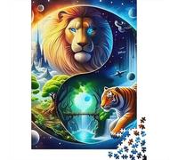 Yin-yang Jigsaw Puzzles Puzzles for Adults Kids. 1000 Pieces Impossible Challenge Toy Educational Games Home Decoration for Adults& Kids Age 14 Years Up 1000pcs (75x50cm)