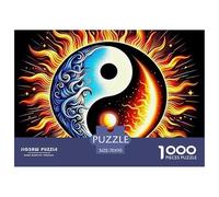 Yin-yang Jigsaws for Adults Impossible And Difficult Challenge 1000 Piece Challenging Games Educational Games There Are Letters on The Back 70x50cm/1000pcs